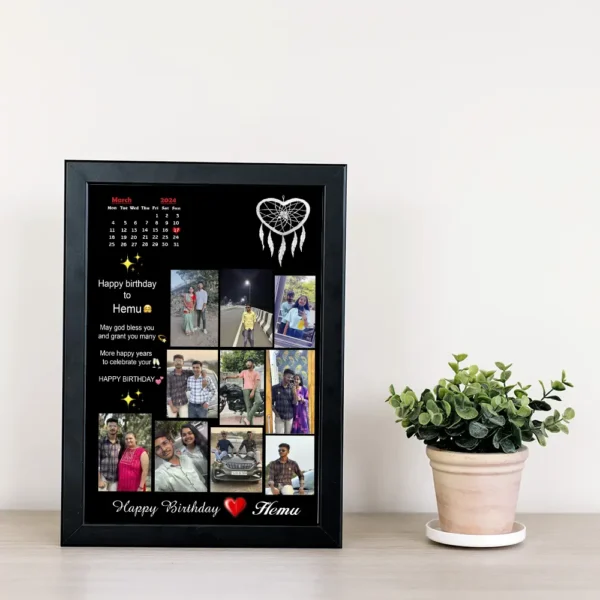 Personalised Collage Birthday Photo Frame