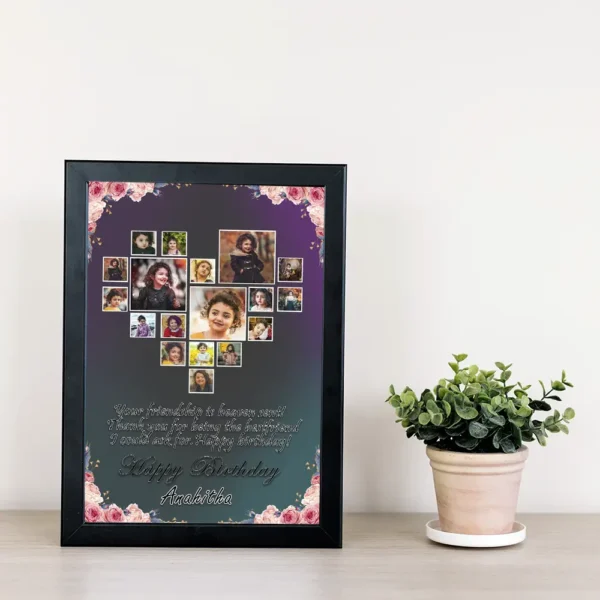 Heart of Memories – Birthday Collage Frame