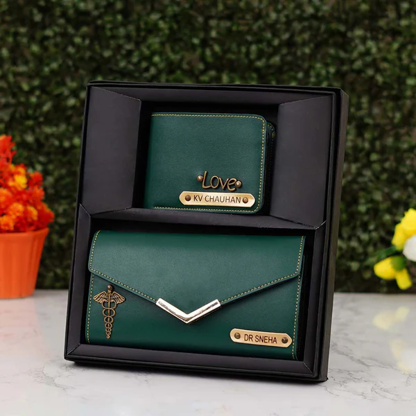 Personalised Couple Wallet Combo