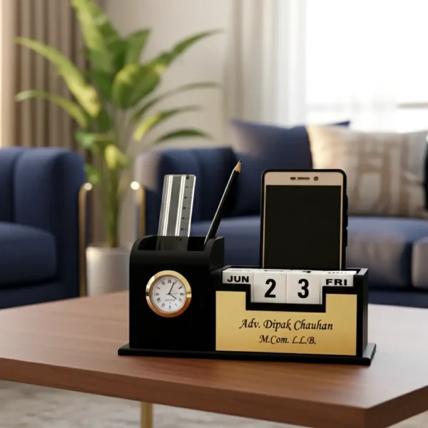 Personalized Desk Organiser for Advocate – Premium Office Accessory | IGIFTZI
